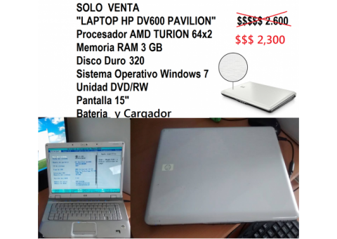 Laptop  HP DV6000