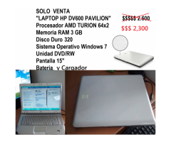 Laptop  HP DV6000