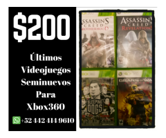 Videojuegos Seminuevos para Xbox360
